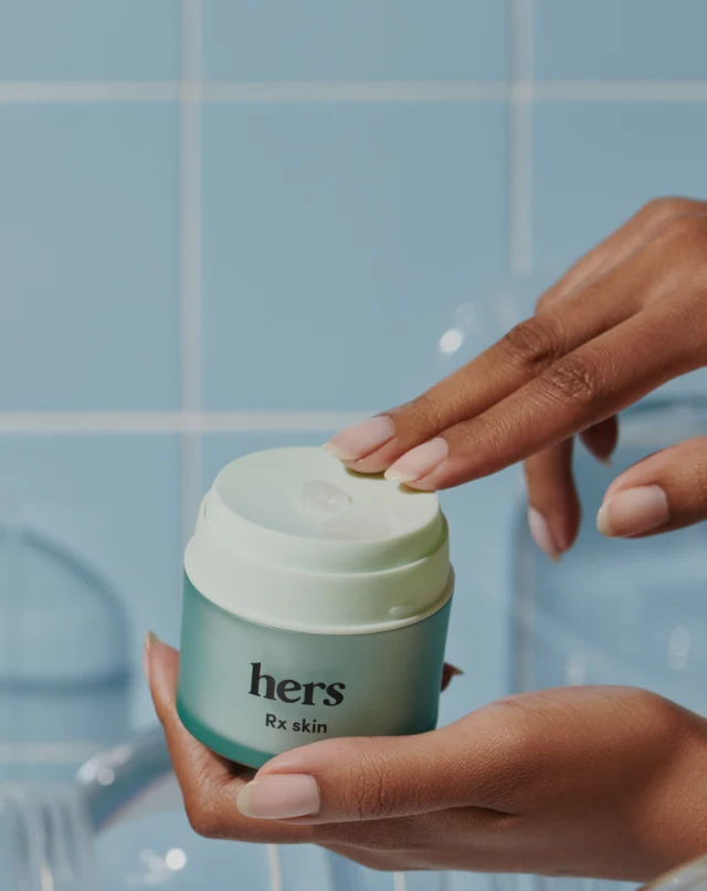 Skin care routine demonstration